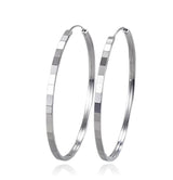 Boucle d’oreilles créoles Suzanne – Argent 925
