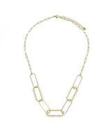 Collier Doré Pierre de Lune – Acier Inoxydable
