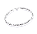 ✨ Bracelet à Billes Argenté – Acier Inoxydable