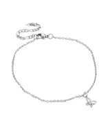 Chaîne de Cheville Femme Papillon – Acier Inoxydable