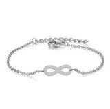 ♾️ Bracelet Infini Argenté – Acier Inoxydable 316