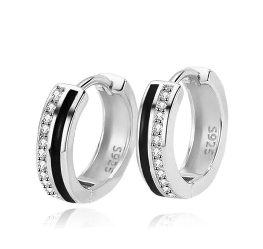 Boucle d’oreilles créoles Zuzana Argent 925