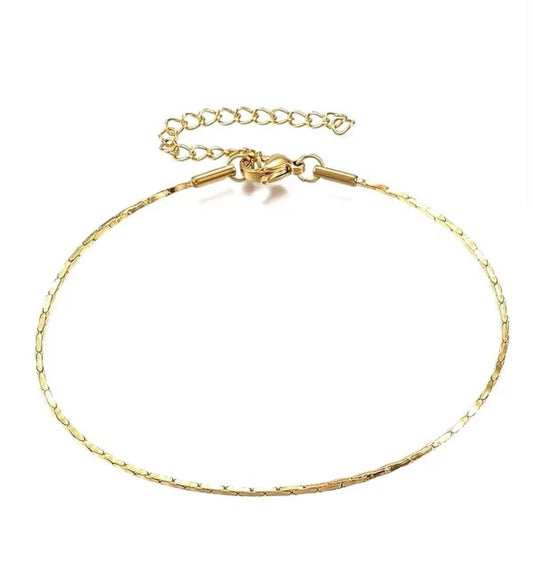 ✨ Bracelet Fin Doré – Acier Inoxydable