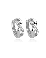Boucles d’Oreilles Infini Argent 925