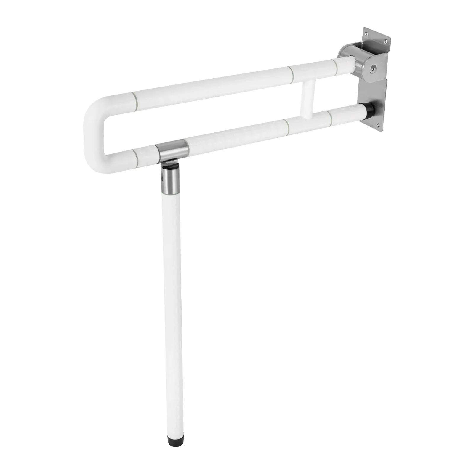 Barre d'appui rabattable pour WC