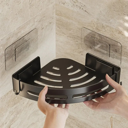 Étagère d'angle adhésive pour la douche