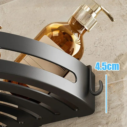 Étagère d'angle adhésive pour la douche