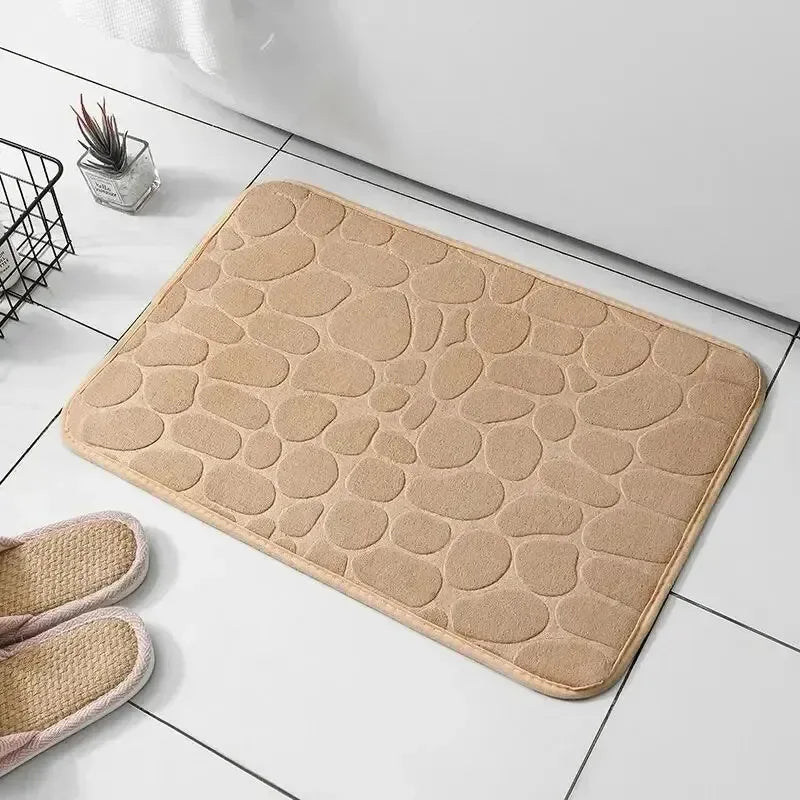 Tapis de bain en microfibre gaufrée