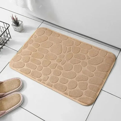 Tapis de bain en microfibre gaufrée