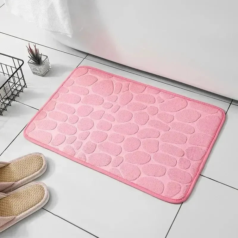 Tapis de bain en microfibre gaufrée