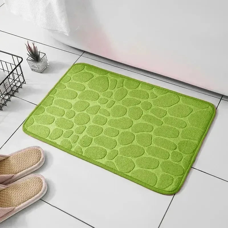 Tapis de bain en microfibre gaufrée