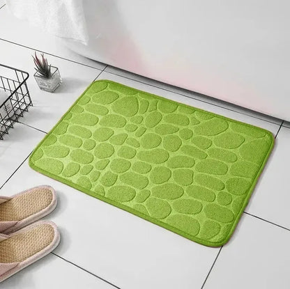 Tapis de bain en microfibre gaufrée